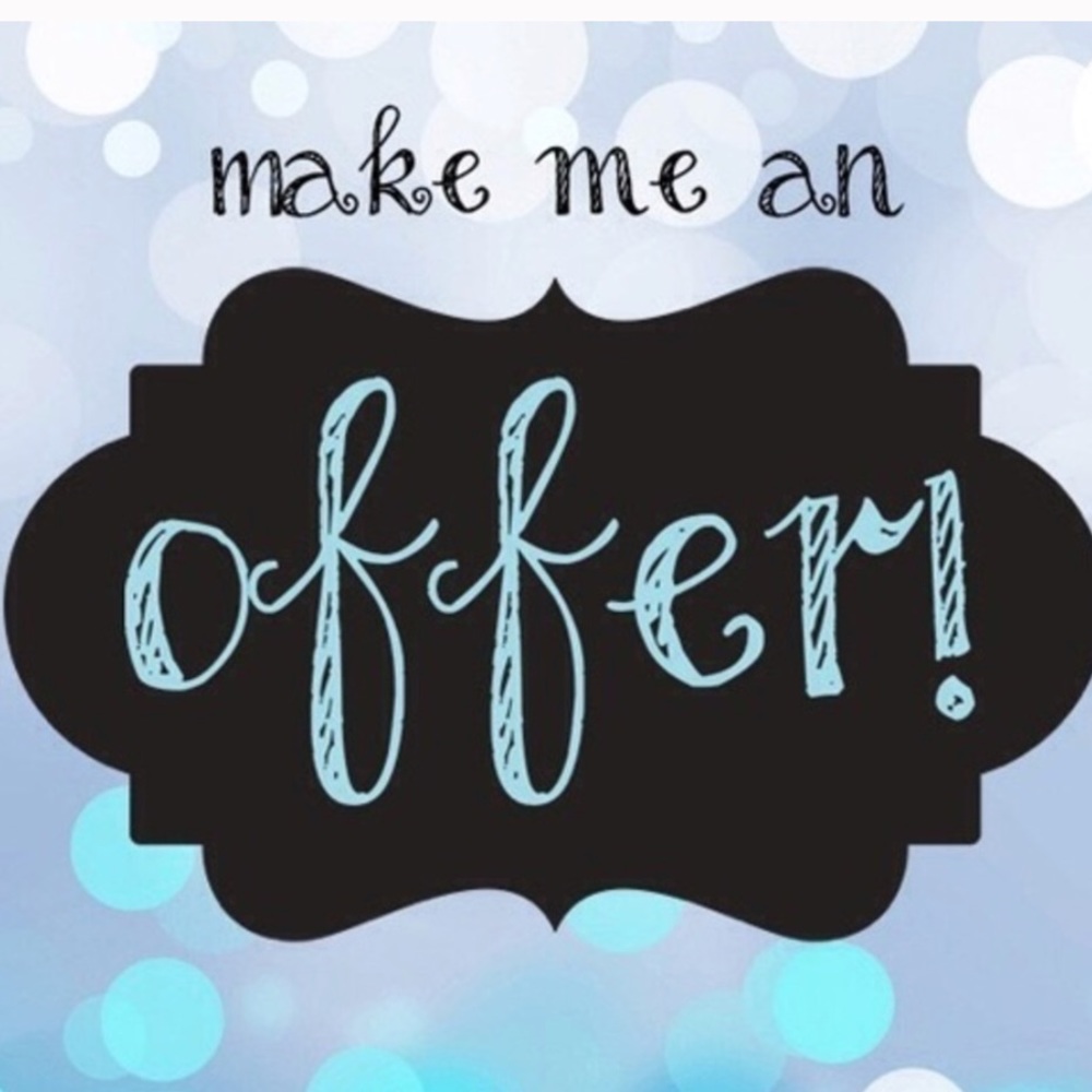 All reasonable offers accepted!